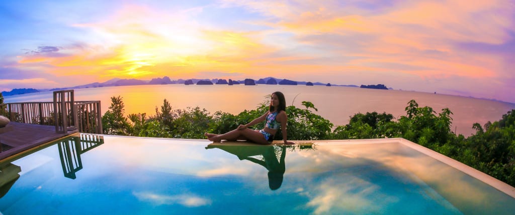 Sunset at Six Senses Yao Noi Thailand