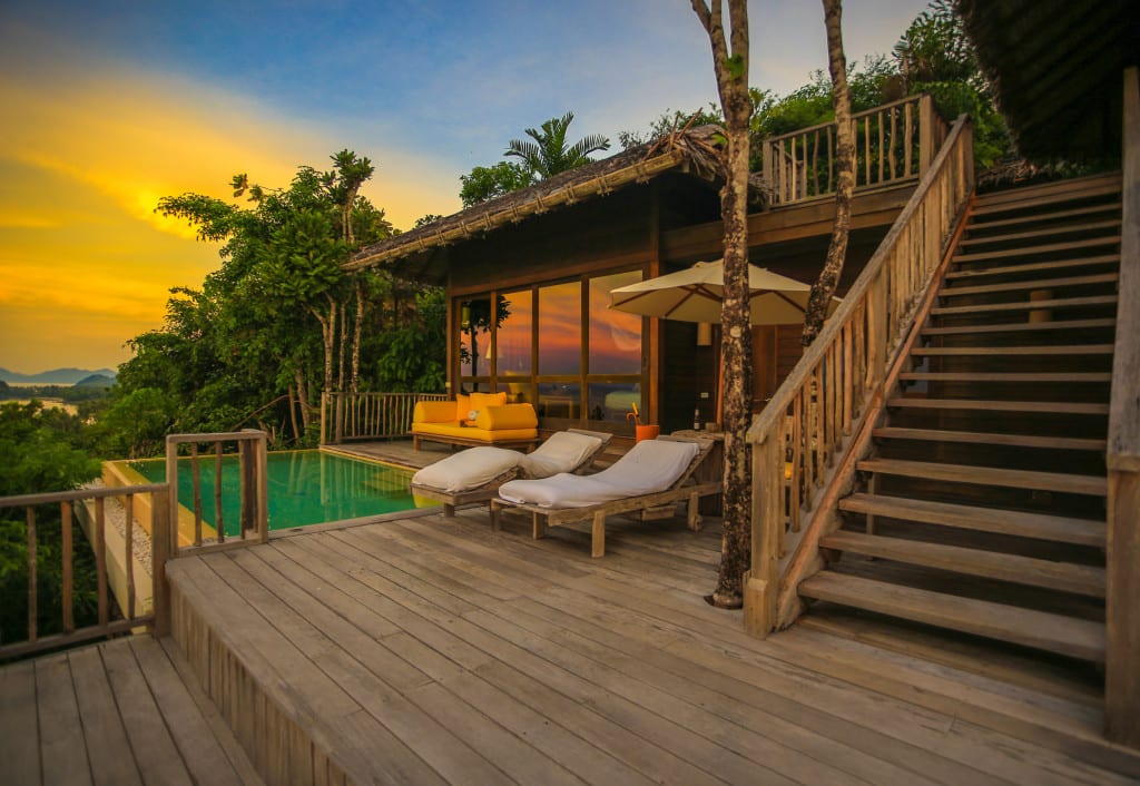 Sunset at Six Senses Yao Noi Thailand