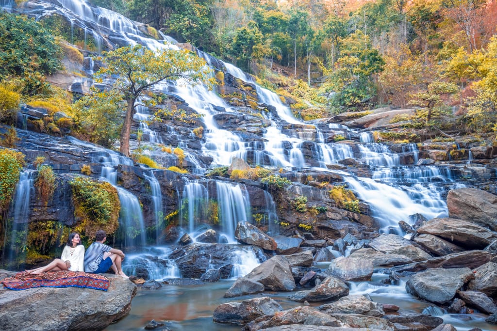 Mae Ya Waterfall In Doi Inthanon Four Seasons Chiang Mai