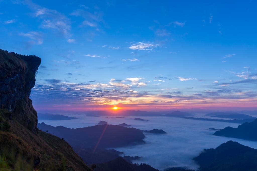 Sunrise at Phu Chee Fah, Chiang Rai