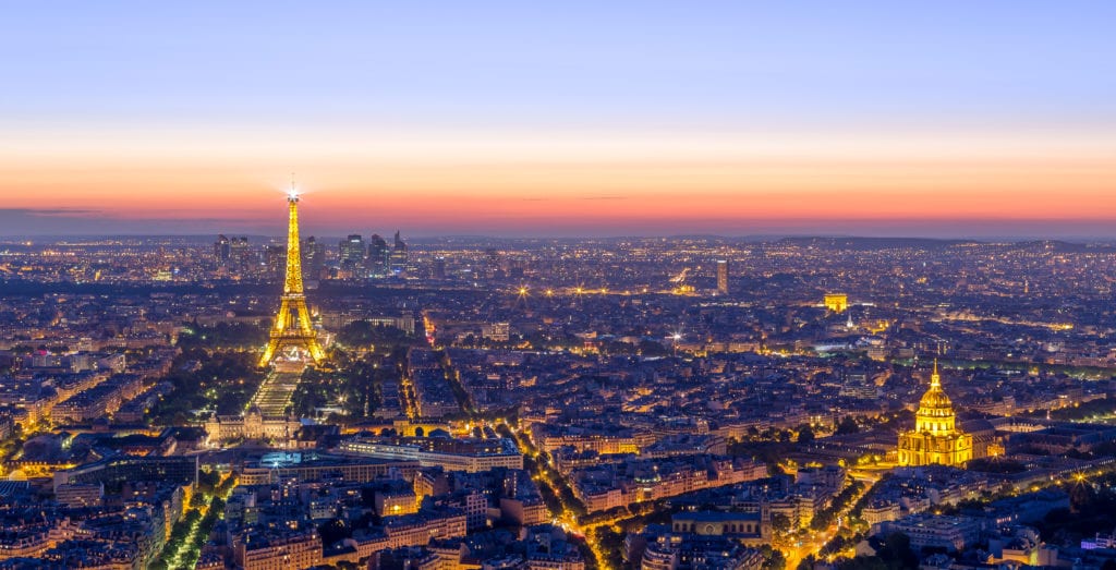 Paris Sunset From Montparnasse Tower