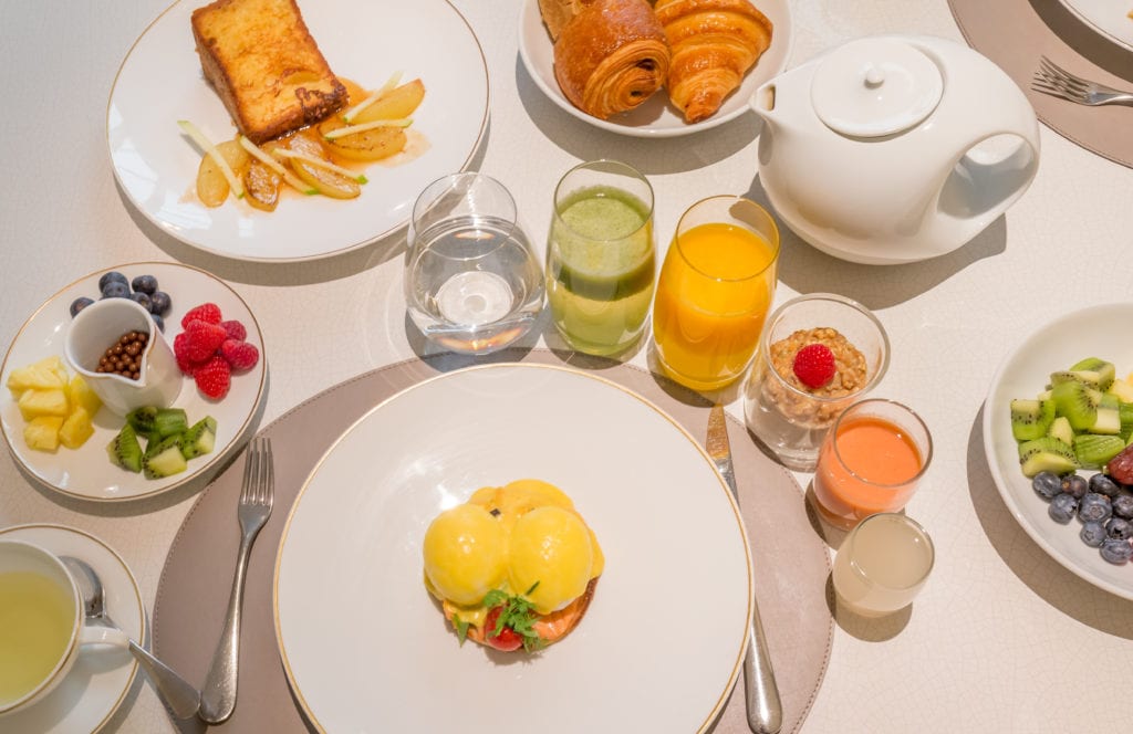 Breakfast at Mandarin Oriental Paris