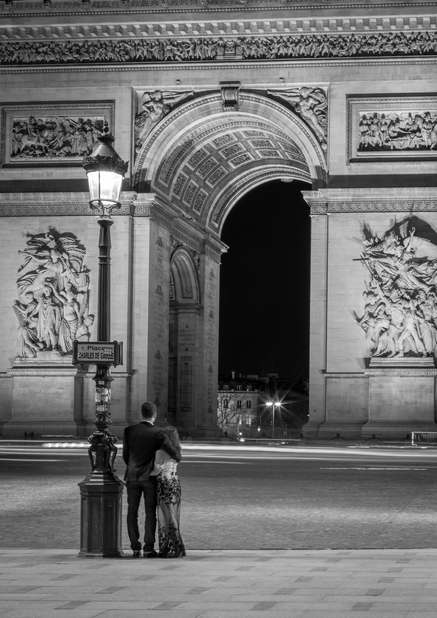 Paris, Arc de Triomphe, Couple